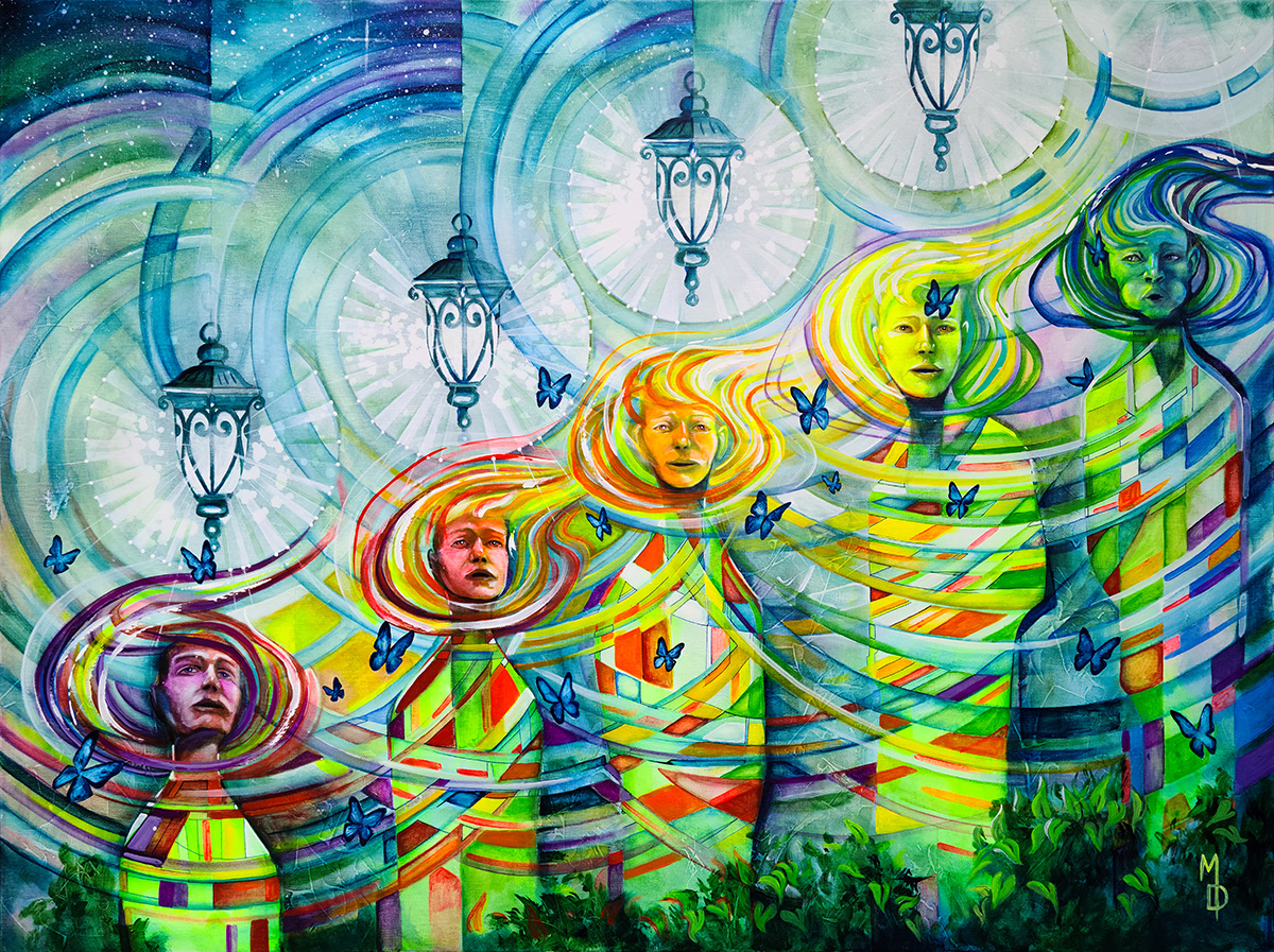 The Luminaries Surreal Art by Miles Davis Massive Burn Studios